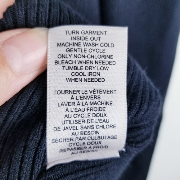 Catherine Malandrino Black Ribbed Scoopneck Top NWT size Medium - Picture 10 of 10